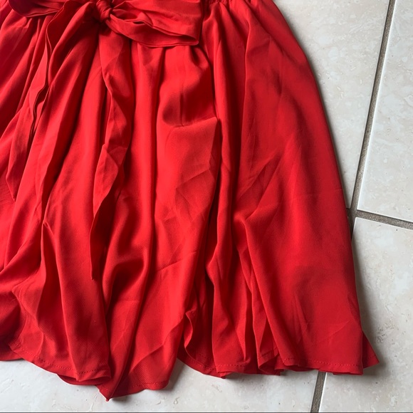 • NEW! Deep V Tie Back Mini Dress • - Picture 13 of 16